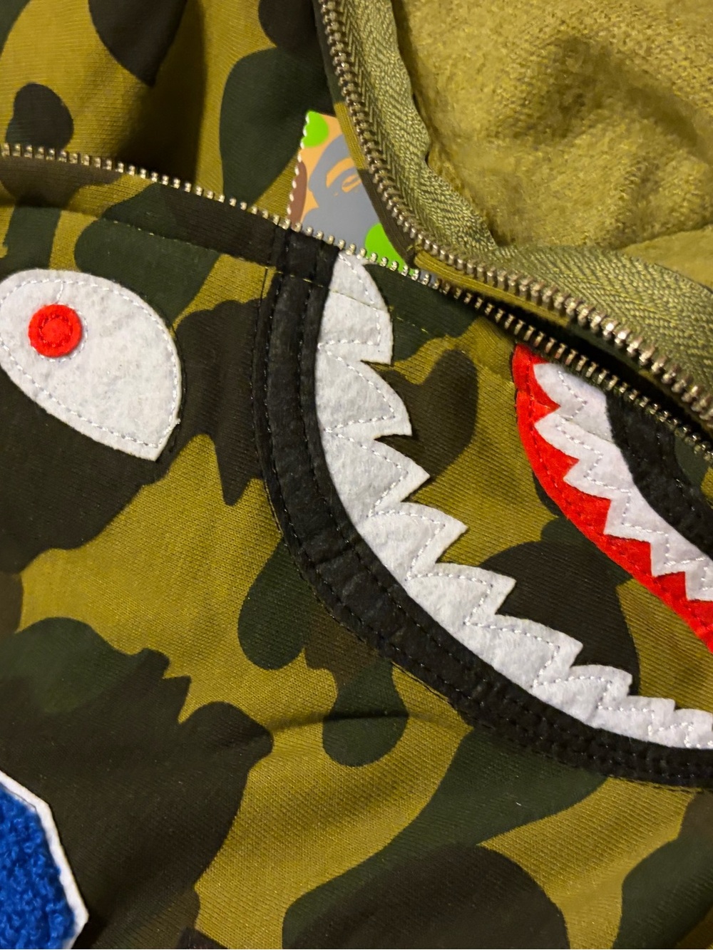 A Bathing Ape One-Piece in Green Camo - Picture 8 of 12